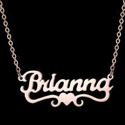 DIY Name Stainless Steel Cut Letter Necklace – Jewelry Gift Ideas — 1