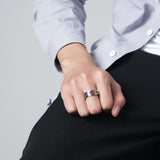 Spade Red Peach Plum Square Ring – Surprise Gifts — 2