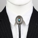 Celtic Pattern Turquoise Agate Bolo Tie – Thoughtful Gifts — 17