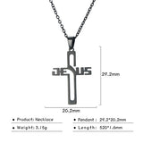 Stainless Steel Cross Pendant Necklace Men – Jewelry Gift Ideas — 6