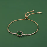 Brass Gold Plated Micropaved Zirconia Adjustable – Jewelry Gift Ideas — 6