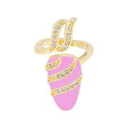 Niche Design French Purple Gemstone Nail Art – Stylish Gifts — 12