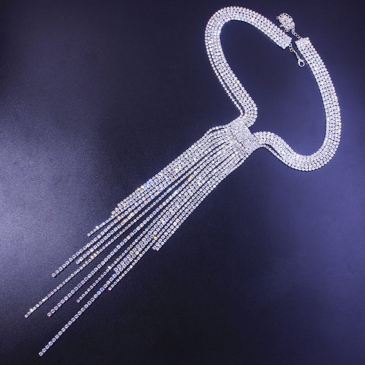 Light Luxury Drill Tassel Collarbone Chain – Jewelry Gift Ideas — 1