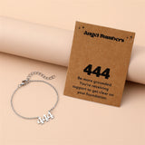 Creative Stainless Steel Angel Digital Bracelet – Jewelry Gift Ideas — 9