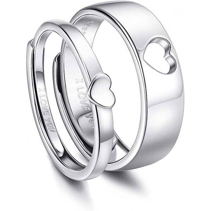 Women's Korean-style Simple Hollowed Heart Shape Ring – Stylish Gifts — 2