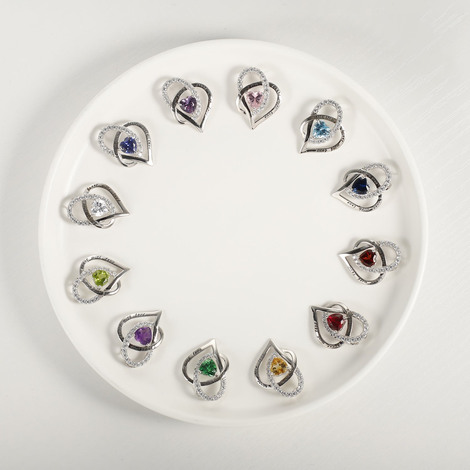 Birthstone S925 Silver Necklace Pendant – Jewelry Gift Ideas — 1