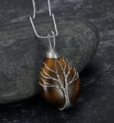 Celtic Tree Of Life Pendant & Chain On Teardrop – Jewelry Gift Ideas — 4