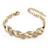 18K Gold Leaf European And American Fashion Bracelet – Stylish Gifts — 2