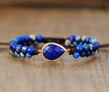 Friendship Couple Lapis Hand Woven Bracelet – Jewelry Gift Ideas — 3