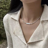 Retro French Entry Lux Clavicle Chain – Birthday Gifts — 6