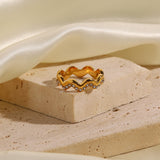 18K Electroplated Titanium Steel Ring – Useful Gifts — 6