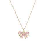 Bow Necklace Women's High-grade All-match Inlaid – Jewelry Gift Ideas — 5