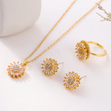 Classic Charm Sunflower Flower Stainless Steel – Jewelry Gift Ideas — 7