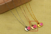 Doppel Herz Necklace Oil Dripping Rose Gold – Jewelry Gift Ideas — 16
