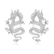 Individualized Gothic Cool Oil Dragon Earrings – Everyday Gifts — 9