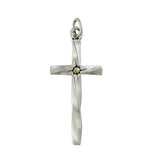 Glossy Spiral Cross Necklace Men's Trendy Hip-hop – Jewelry Gift Ideas — 6