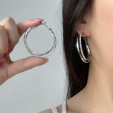 Diamond Simple Bracelet Eardrop Earring Korean – Jewelry Gift Ideas — 1