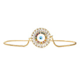 Trendy Brass Micropaved Geometric Devil's Eye – Jewelry Gift Ideas — 7