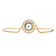 Trendy Brass Micropaved Geometric Devil's Eye – Jewelry Gift Ideas — 7