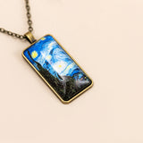 Long Pendant Winter Sweater Chain Colored Drawing – Jewelry Gift Ideas — 5