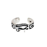 Men's Ring God Trendy Men's Silver Single Personalized – Gifts for Him — 5