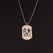 Twelve Zodiac Silver Pendant Necklace – Jewelry Gift Ideas — 12