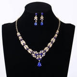 Diamond-encrusted Necklace And Earrings Set – Jewelry Gift Ideas — 10