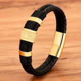 Stainless Steel Cowhide Rope Double Braided – Jewelry Gift Ideas — 7