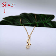 Ornament 26 Letter Necklace Simple Fashion – Jewelry Gift Ideas — 16