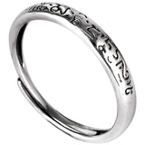 Sterling Silver Jewelry Simple Six-character – Jewelry Gift Ideas — 4