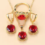 Earrings Ring Necklace Three-piece Jewelry Set – Jewelry Gift Ideas — 4