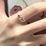 Star Ear Eight-pointed Stars Ring Ins Niche Net Red – Birthday Gifts — 11