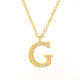 Stainless Steel Diamond-filled 26 English Letter – Jewelry Gift Ideas — 9