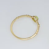 Round Peridot Simple Women's Ring – Gifts for Her — 2
