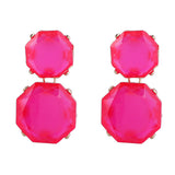 Summer Bohemian Style Transparent Resin Earrings – Stylish Gifts — 8
