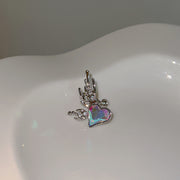 Colorful Love Angel Wings Without Ear Holes Ear – Gifts for Couples — 2
