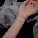 Versatile Simple Diamond Paper Airplane Bracelet – Jewelry Gift Ideas — 4
