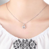 S925 Sterling Silver Droplet Clavicle Chain – Stylish Gifts — 5