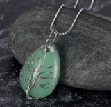 Celtic Tree Of Life Pendant & Chain On Teardrop – Jewelry Gift Ideas — 3