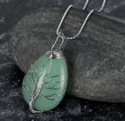Celtic Tree Of Life Pendant & Chain On Teardrop – Jewelry Gift Ideas — 3