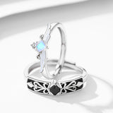 Sterling Silver Men's And Women's Matching Ring – Gifts for Her — 4