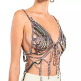 Women's Diamond Tassel Bikini Body Chain – Gifts for Her — 5