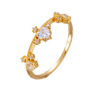 Sterling Silver Zirconium Set Women's Ring – Gifts for Her — 3