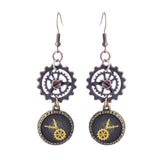 Creative Personality Gear Pendant Alloy Earrings – Jewelry Gift Ideas — 3