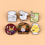 Creative Animal Quotation Alloy Brooch – Jewelry Gift Ideas — 1