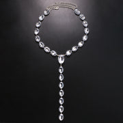 Full Diamond Long Tassel Necklace Temperament – Jewelry Gift Ideas — 4