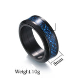Personality Ring Titanium Steel Hip Hop Simplicity – Useful Gifts — 18