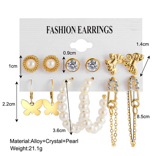 Creative Personality Pin Chain Earrings – Stylish Gifts — 2
