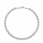 Retro Colorful Crystals Tennis Necklace For Men – Jewelry Gift Ideas — 7