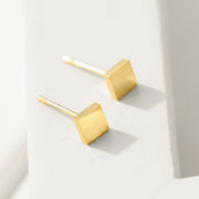 Stainless Steel Square Stud Earrings – Small Gift Ideas — 4